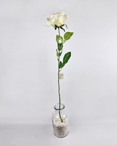 Искусственная белая роза за 680 ₽