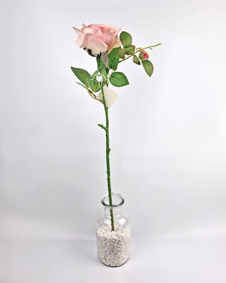 Искусственная персиковая роза
