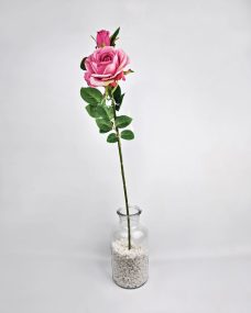 Искусственная розовая куст. роза за 780 ₽