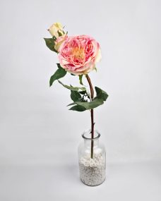 Искусственные розовые пионовидные куст. розы за 570 ₽